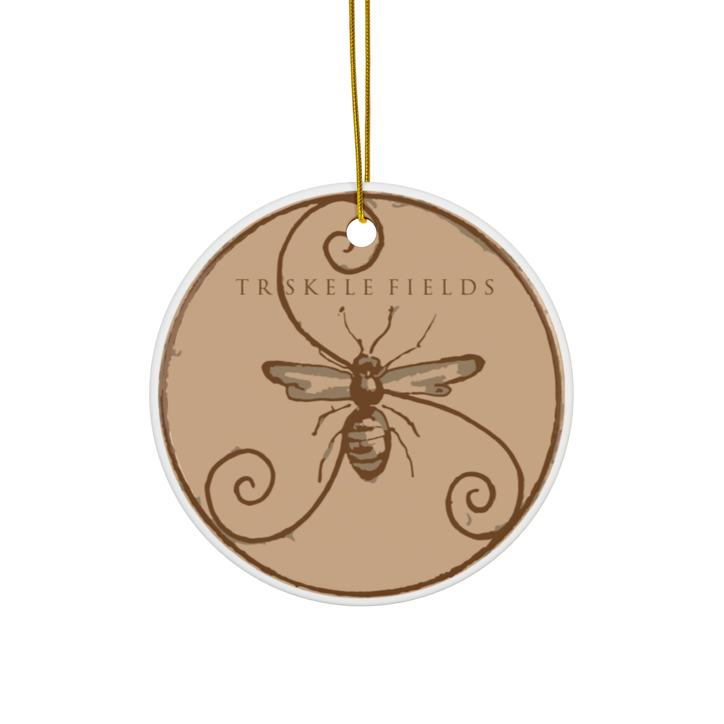 Triskele Fields Ceramic Ornaments (1pc, 3pcs, 5pcs, 10pcs)