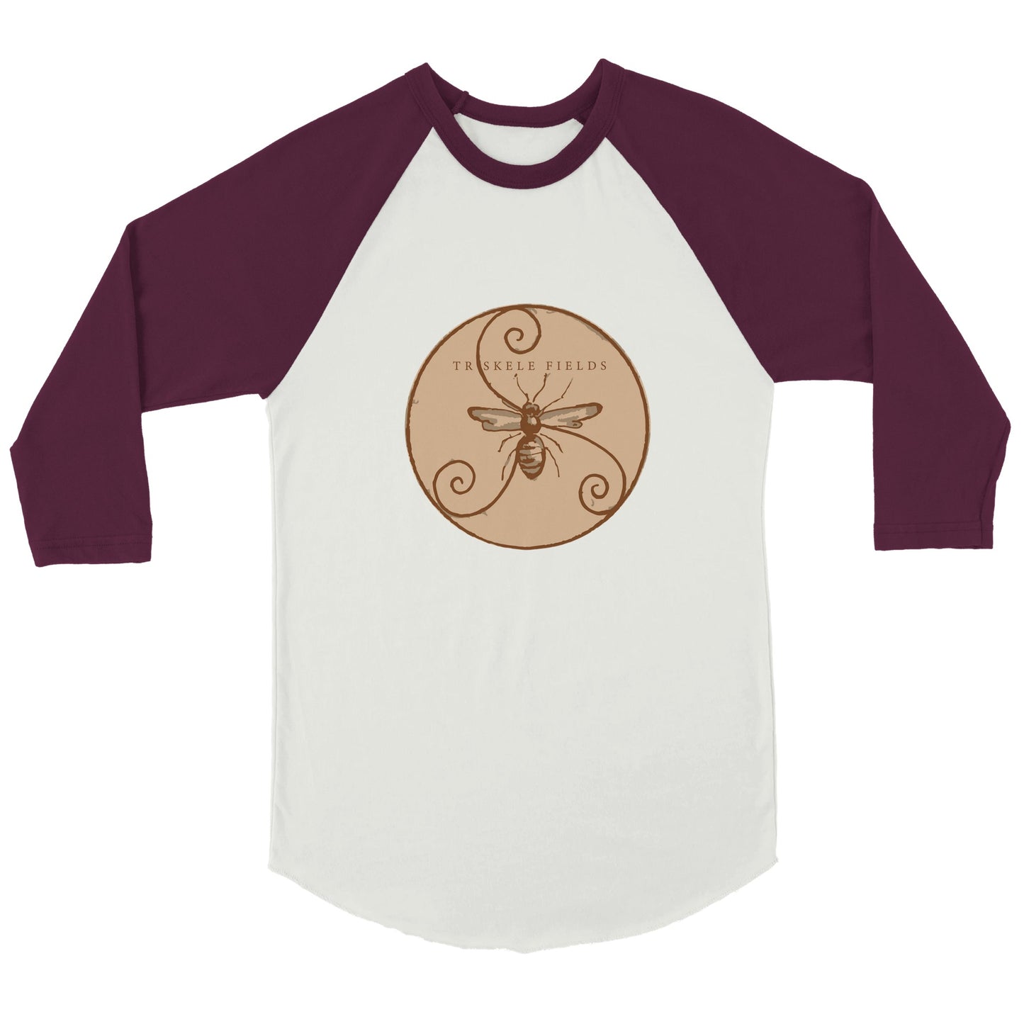 Unisex 3/4 sleeve Raglan T-shirt